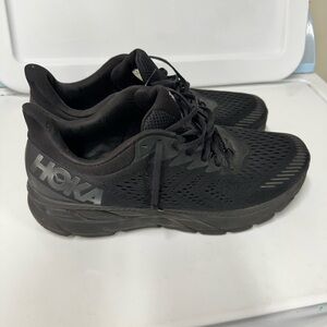 Hoka All-Black Athletic Sneakers